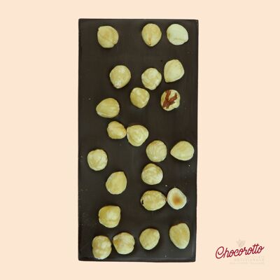Tavoletta Cioccolato Fondente con Nocciole Intere 100gr