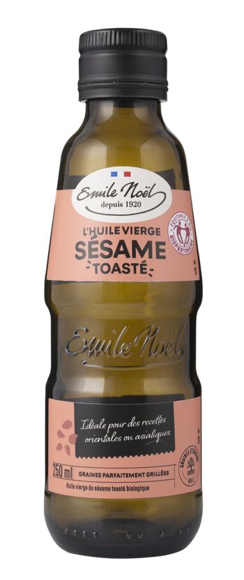 Huile Vierge de Sésame Toasté Equitable 1/4L Bio 1