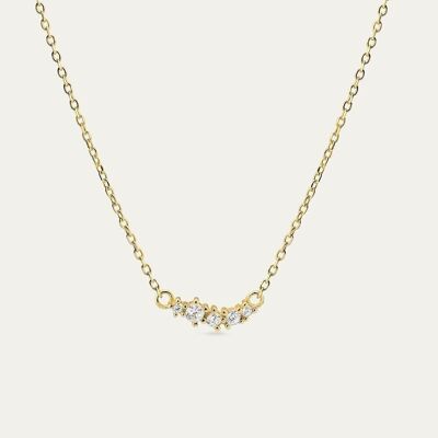 Collier Or Carlotta - Fleur de Menthe -