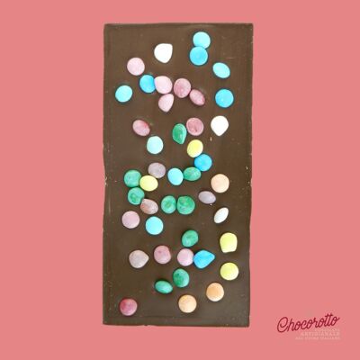 Tablette de Chocolat au Lait aux Smarties 100gr