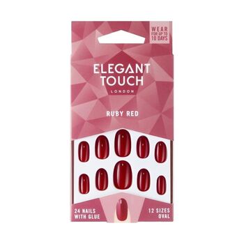 Faux ongles colour nails Ruby Red