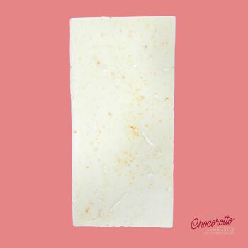 Tablette de Chocolat Blanc au Sel Rose 100gr