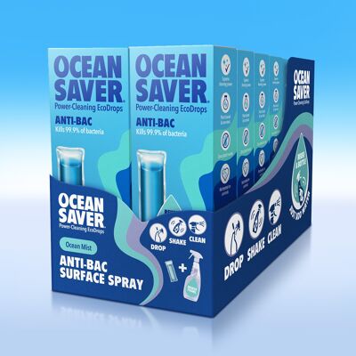 OceanSaver Anti Bac EcoDrop paquete de 12 - Ocean Mist