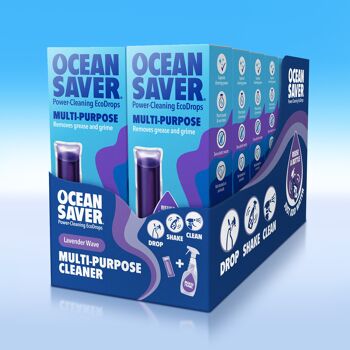 OceanSaver Multipurpose Lavande EcoDrop 12 pack 1