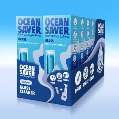 Confezione da 12 bicchieri EcoDrop OceanSaver - Spray marino