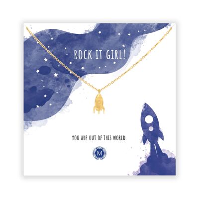 Rock-it - Rakete Necklace Gold