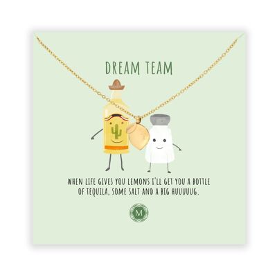 DREAM TEAM Necklace Gold