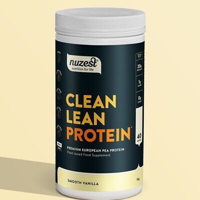Clean Lean Protein - 1kg (40 Porciones) - Vainilla Suave