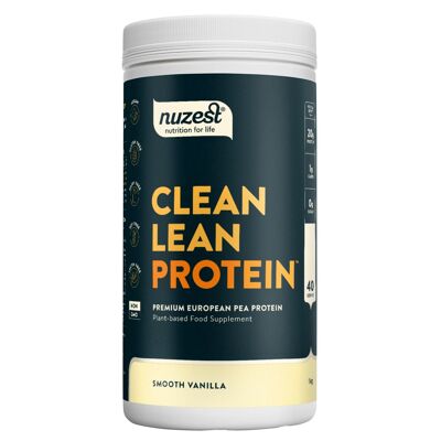 Sauberes mageres Protein - 1 kg (40 Portionen) - Glatte Vanille