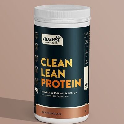 Proteine magre pulite - 1 kg (40 porzioni) - Cioccolato ricco