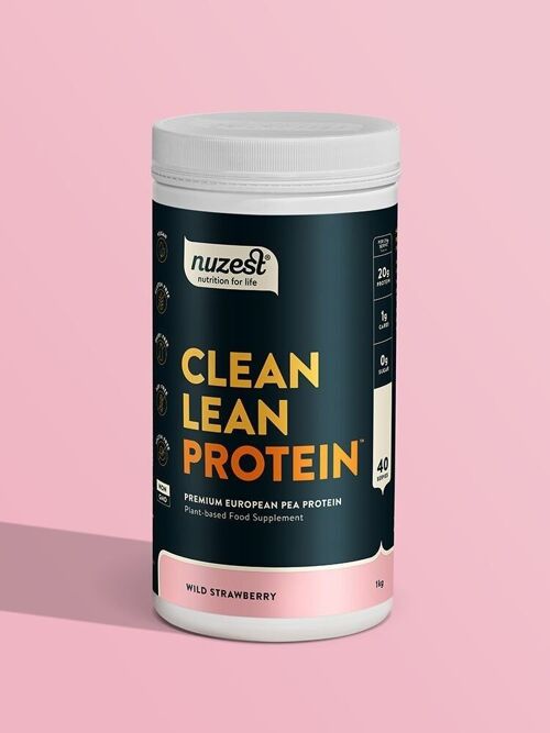 Clean Lean Protein - 1kg (40 Servings) - Wild Strawberry