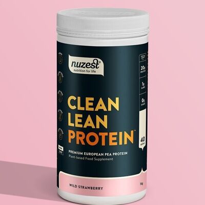 Clean Lean Protein - 1kg (40 Servings) - Wild Strawberry
