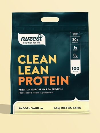 Clean Lean Protein - 2,5 kg (100 portions) - Vanille douce 3