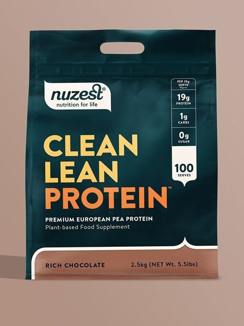 Clean Lean Protein - 2.5kg (100 Servings) - Rich Chocolate