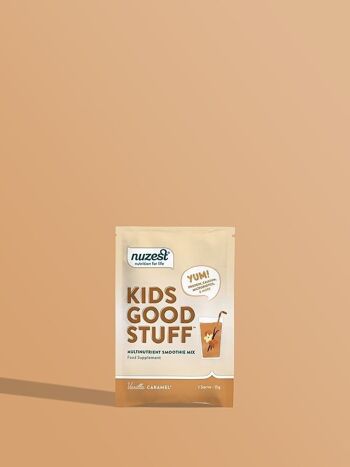Kids Good Stuff - Sachet Individuel 15g (Portion Individuelle) - Vanille Caramel 3