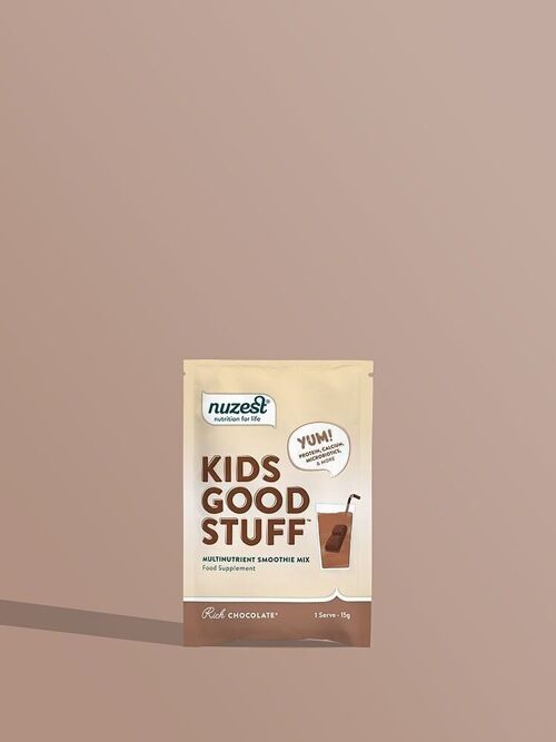 Kids Good Stuff - Single Sachet 15g (Single Serve) - Rich Chocolate