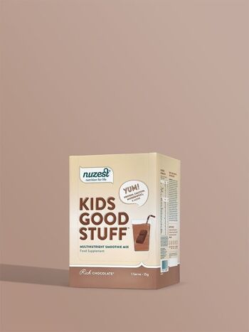 Kids Good Stuff - Boîte de 10 (10 Portions) - Chocolat Riche 1