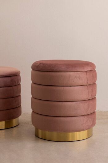 Pouf Brianda Rose Small · Déco · 4