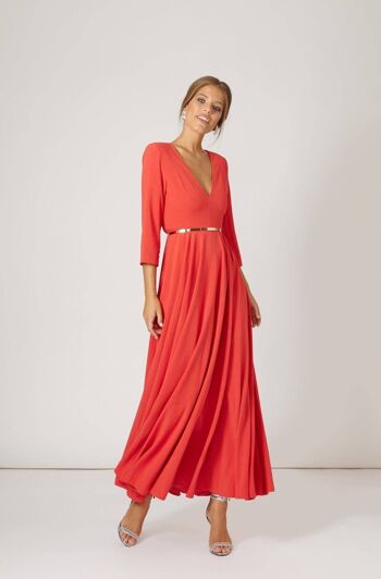 Iconiques de la robe rouge corail Fifi 2