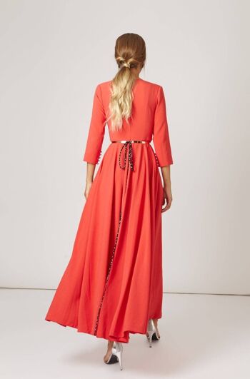 Iconiques de la robe rouge corail Fifi 3