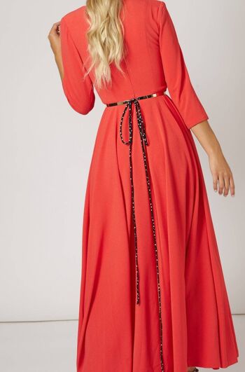 Iconiques de la robe rouge corail Fifi 4