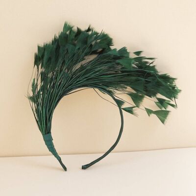 Coiffe Bandeau Origami Vert · Ipanema ·