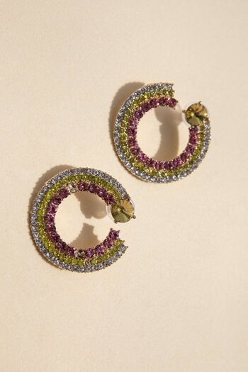 Boucles d'oreilles Elodie Rose Ipanema 1