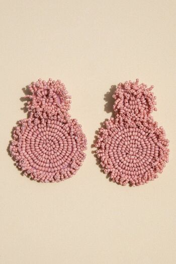 Boucles d'Oreilles Ari Rose Ipanema 1