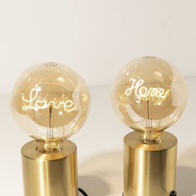 Golden Love Lamp · Deco ·