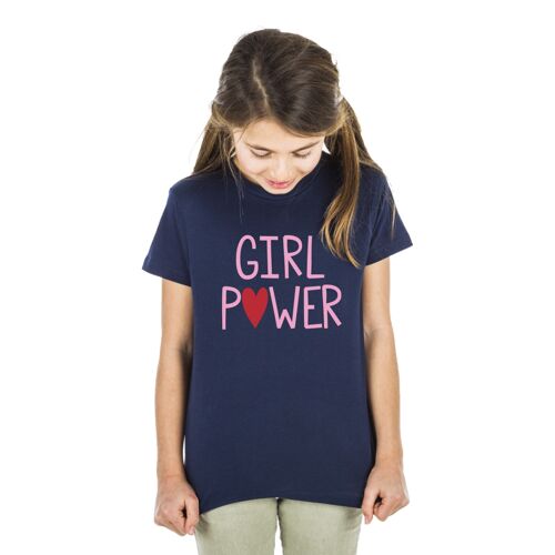 Tshirt navy girl power mpt
