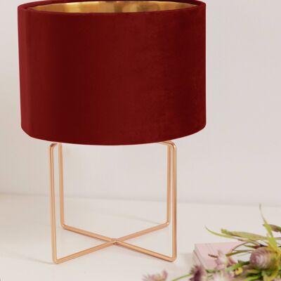Lampe Gracy Golden Cerise Rouge · Déco ·
