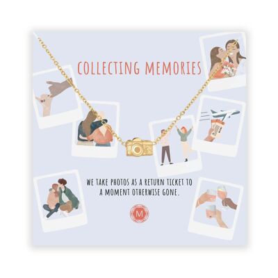 COLLECTING MEMORIES Necklace Gold