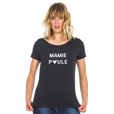 TSHIRT NOIR GRAMIE POULE 2 WAF