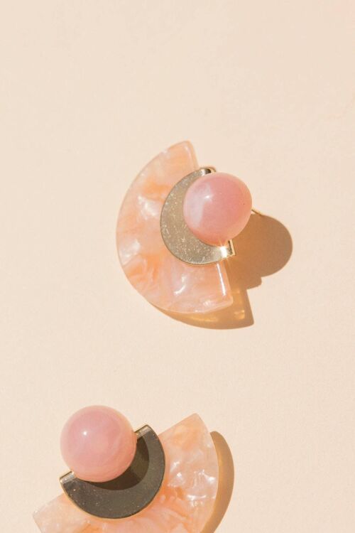 Pendientes Dama Pomelo · Hamptons ·