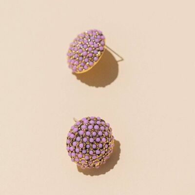 Lilac Pipe Earrings Hamptons