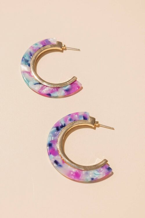 Pendientes Bree Buganvilla · Hamptons ·