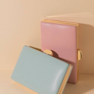 Clutch Iris Aguamarina · Hamptons ·