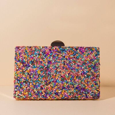 Clutch Rainbow Bolitas · Hamptons ·