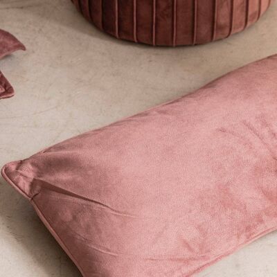 Pink Velvet Cushion Alma Deco