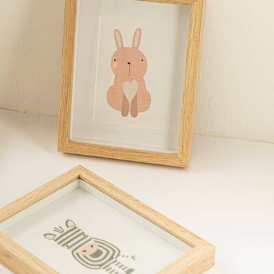 Zebra Laminate Picture Deco