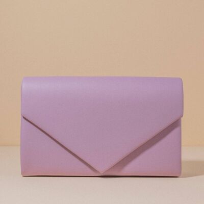 Flieder Umschlag Clutch Wisteria