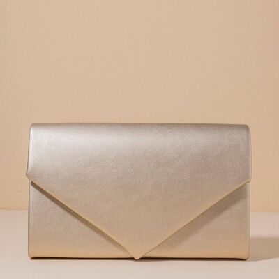 Clutch Envelope Dorado · Wisteria ·