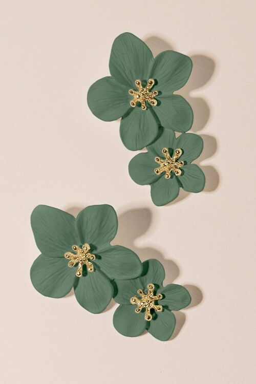 Pendientes Orchid Verde · Rivera ·