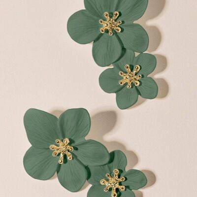 Green Orchid Earrings · Rivera ·