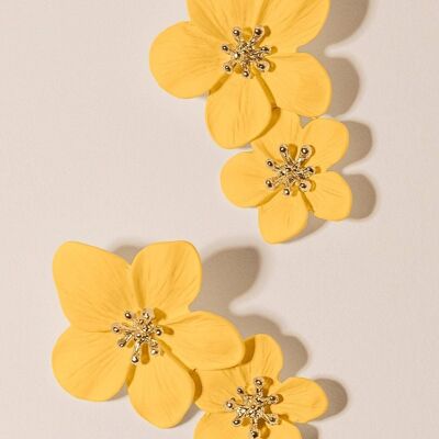 Yellow Orchid Earrings · Rivera ·