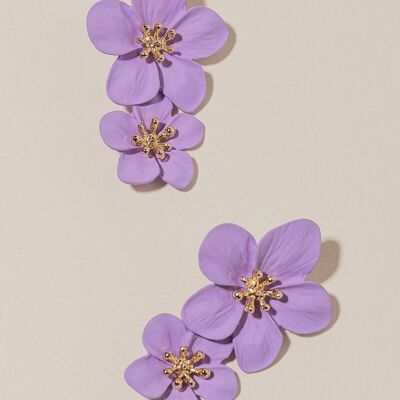 Lilac Orchid Earrings · Rivera ·