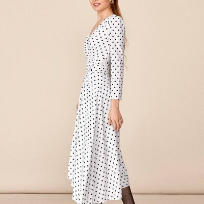 B/W Polka Dot Gala Dress · Rivera ·