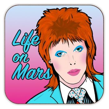 Dessous de verre 'Bowie - La vie sur Mars' 1