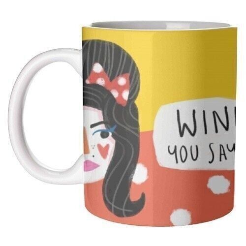 Tazas 'VINO QUE DICES' de Nichola Cowdery