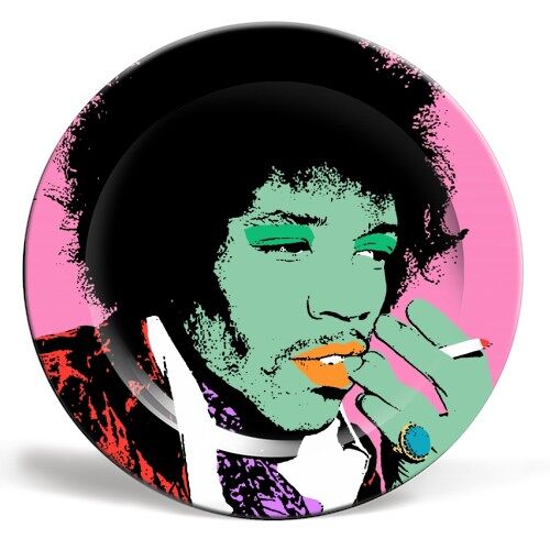 Plates 'Jimi' by Wallace Elizabeth